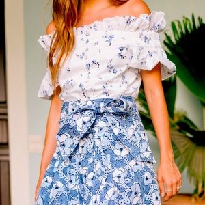 Rebecca Taylor Floral Top